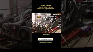 Insane dyno pulls +1000 hp which one is your favorite? #yt #ytshorts #jdm #drift #car #explore #fyp