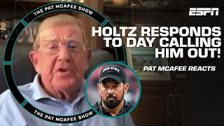 Lou Holtz responds to Ryan Day calling him out 👀 | The Pat McAfee Show