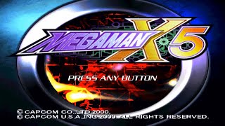 Mega Man X5 - Title Screen (Legacy Collection)