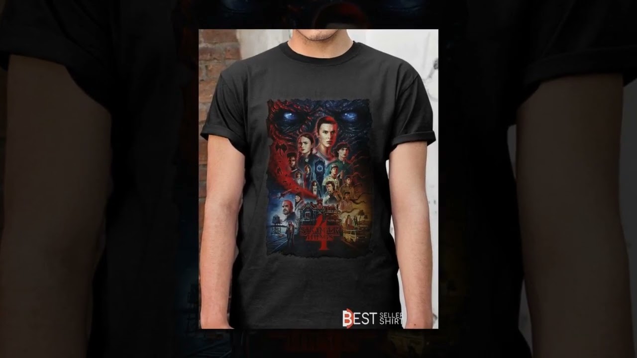 Eddie Munson Hellfire Club Guitar Power Stranger Things 4 Kids T-shirt –  Kuzi Tees