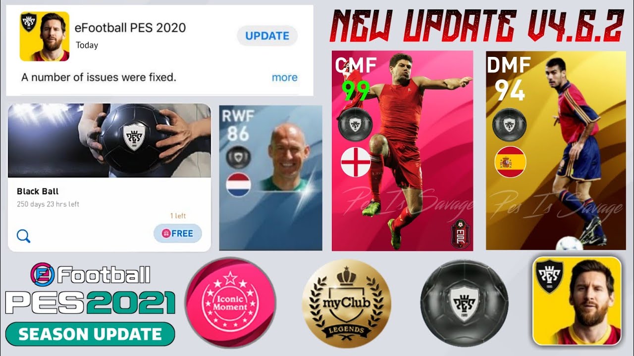 Pes2020 New Update - v4.6.2 | Free Rewards & Events | Pes Is Savage