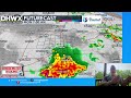 Saturday evening 6/6 Forecast. Scattered thunderstorms stick around through the weekend.
