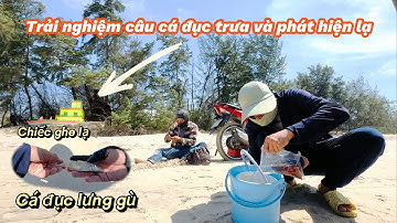 Trải nghiệm câu cá đục trưa và phát hiện lạ?@Longvlog86