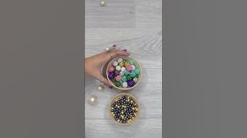 Satisfying Reverse Video With Colored Beads and Pearls