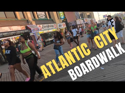 Video: Atlantic City, New Jersey Boardwalk e Casinò