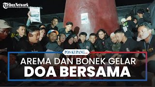 Gaungkan Perdamaian, Aremania dan Bonek Lumajang Gelar Doa Bersama untuk Korban Tragedi Kanjuruhan
