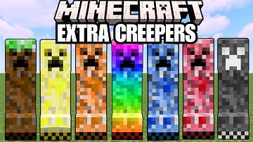 Extra Creepers Mod | Minecraft Mods Showcase (100+ CREEPERS)