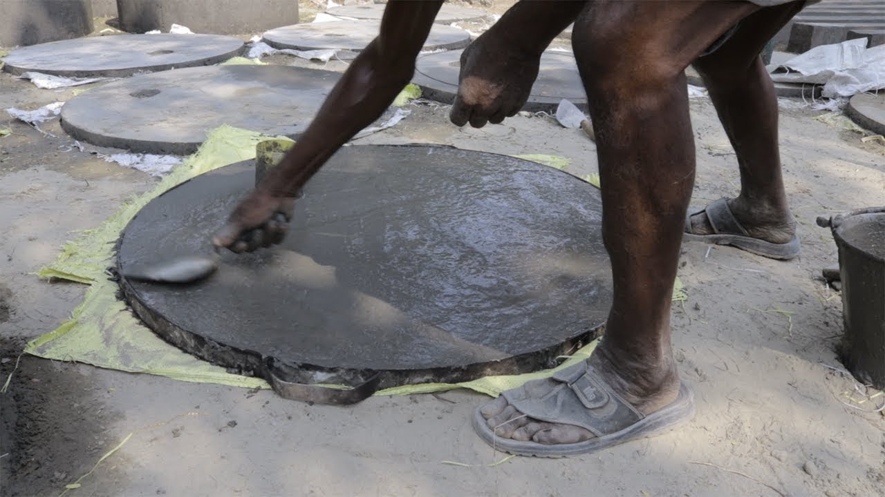 Round Cap Concrete Cement Work - YouTube