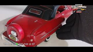 Ford 1950 Automóvil Antiguo en Escala 1/18 Exhibición WONDERFULL
