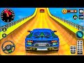 gta car driving down ramp driving school simulator gameplay car stunt races mega ramps gameplay