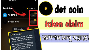 dot coin payment option update | dot coin claim token DTC | mining project free | gentleman crypto |