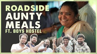 Roadside Aunty Meals ft #BoysHostel | Iconic Mess Bhojanalu in Hyderabad Finale #chaibisketfood