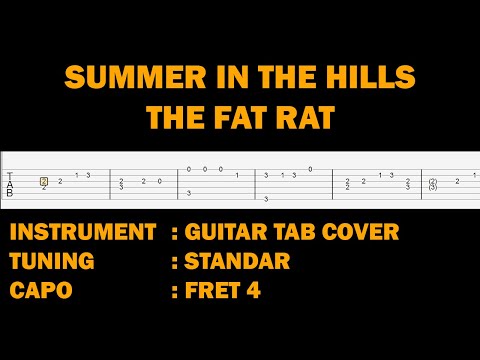 Summer in The Hills - The Fat Rat - Easy Guitar Tabs Tutorial Fingerstyle - Tiktok Songs