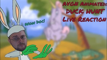 AVGN + Looney Toons + Ren & Stimpy! | Angry Video Game Nerd: Animated - Duck Hunt Live Reaction