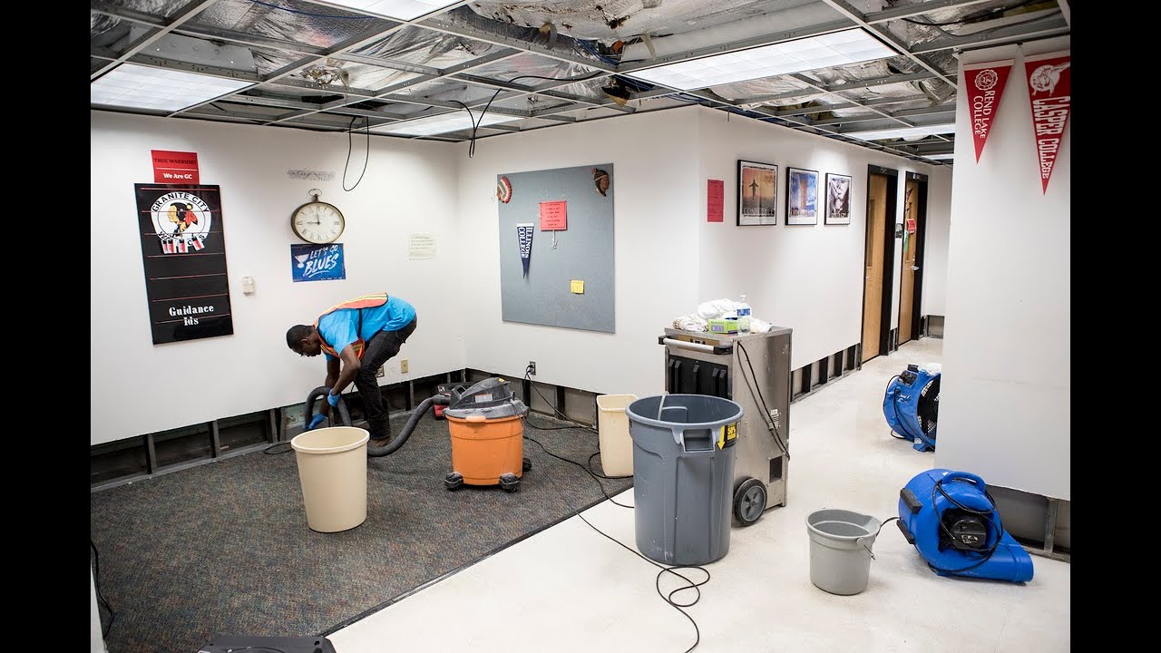 Granite City High School Flood Cleanup Underway In Illinois