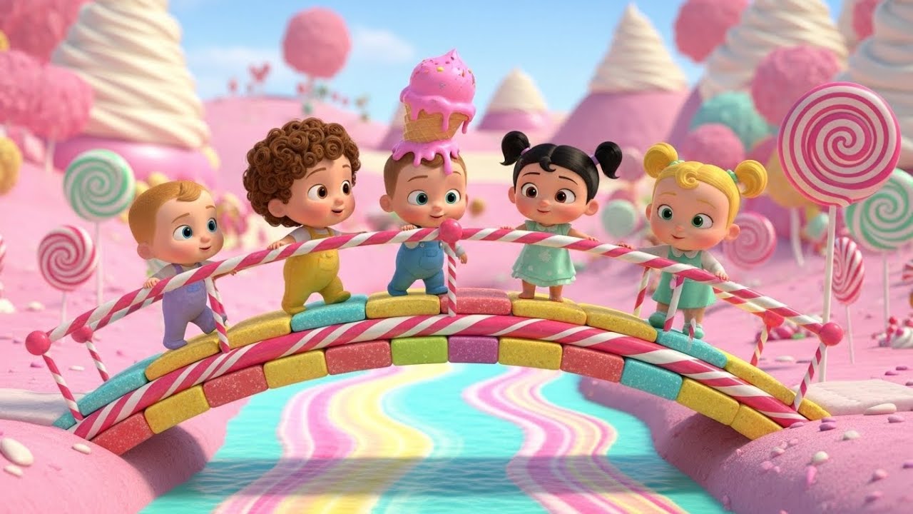 The Ice Cream Bridge Melts Away | Fun Imagination Song for Kids | Nursery Rhymes & Kids Songs