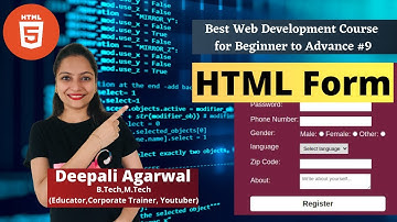 HTML Form & Input Tag Attribute | HTML Tutorial | Web Development Course 2022 #9