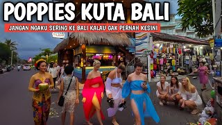Latest atmosphere before evening at Poppies Lane Kuta Bali: Kuta Bali
