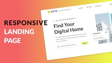 Responsive Landing Page Using HTML CSS And JavaScript