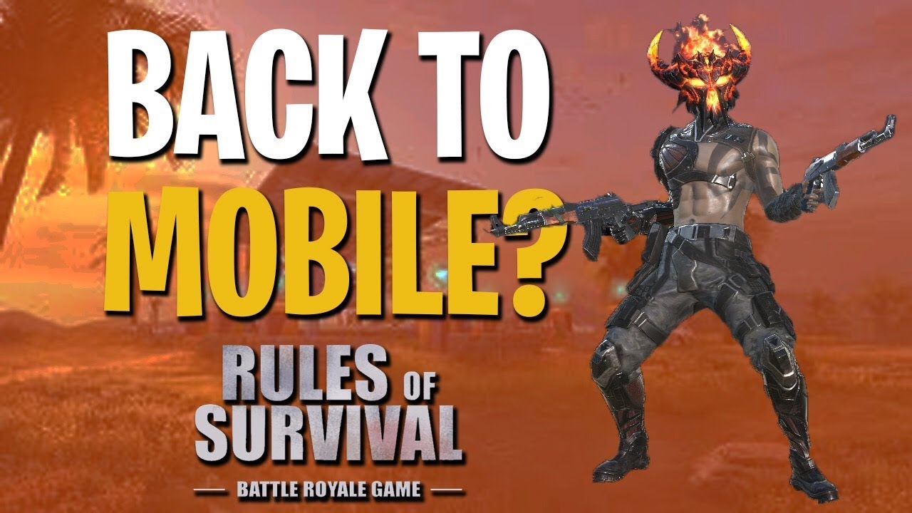 SHOULD I GO BACK TO MOBILE VERSION? - Rules of Survival (Tagalog)