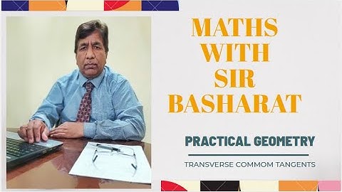 Draw Transverse Common Tangents to circles|Federal Board|Ex 13.3 Class 10|Maths with sir Basharat|