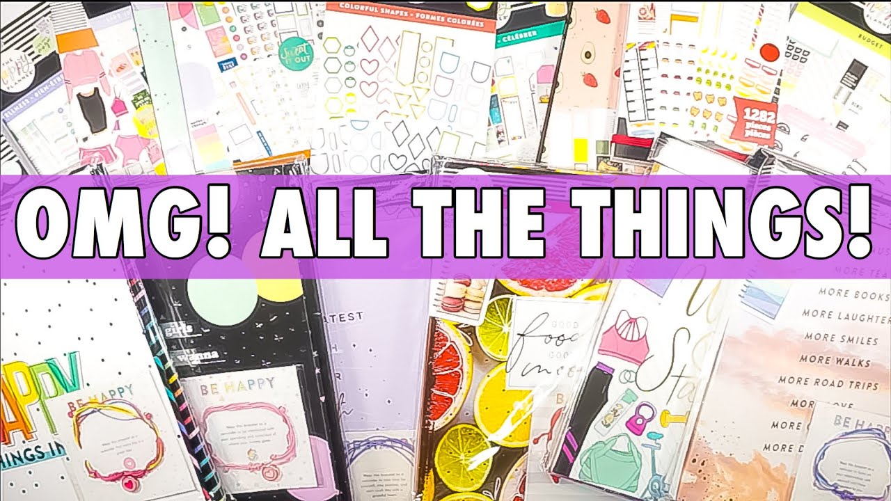 HUGE HAPPY PLANNER HAUL | NEW MAMBI RELEASE PLANNER COMPANIONS + STICKERS + MUCH MORE!