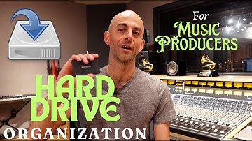 Organizing your Hard Drives for MUSIC PRODUCERS | My 4 Hard Drive Method