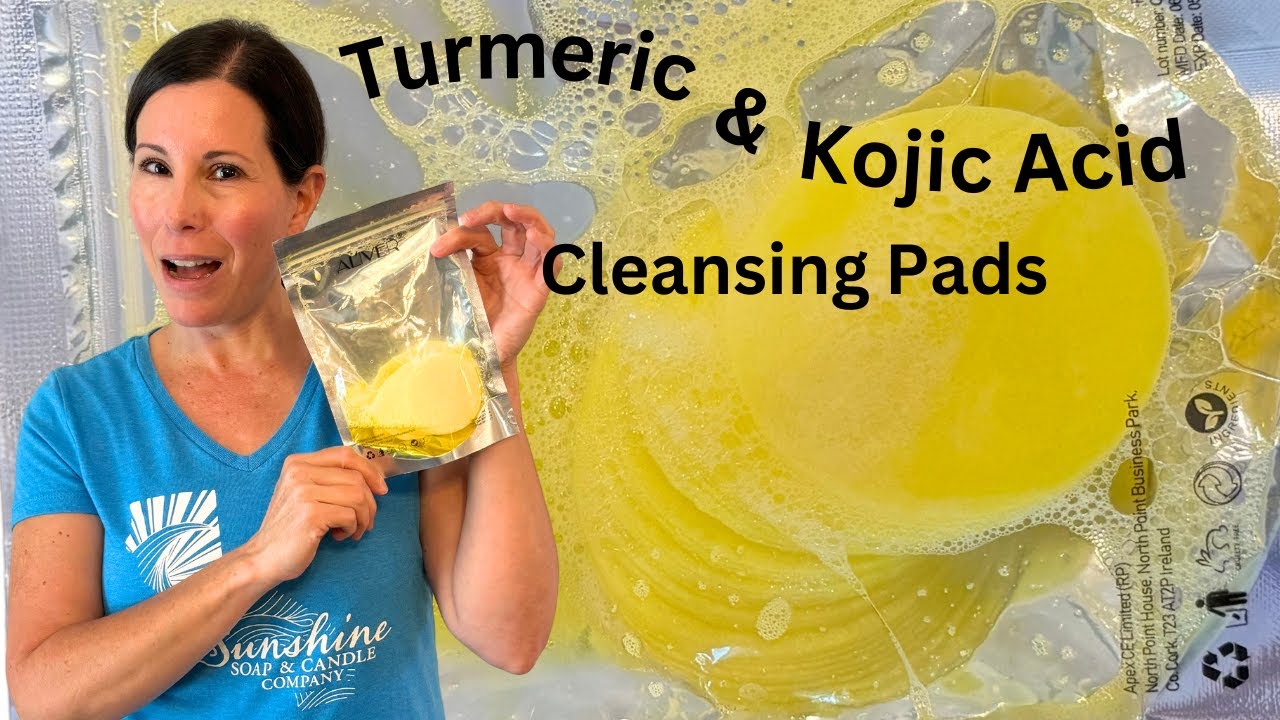 Я сделала очищающие диски с койевой кислотой и куркумой, защищающие от вирусов!