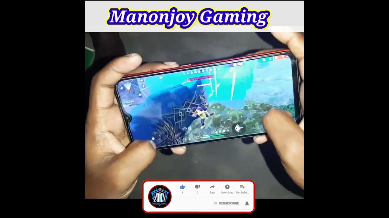 Poco M2  free fire gameplay test 3 finger claw handcam  onetap headshot Manonjoy Gaming 