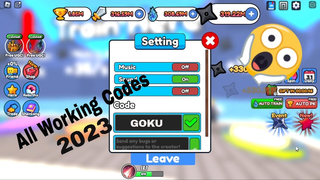 Roblox Anime Energy Clash Simulator Codes: Harness the Power of Anime  Heroes - 2023 December-Redeem Code-LDPlayer