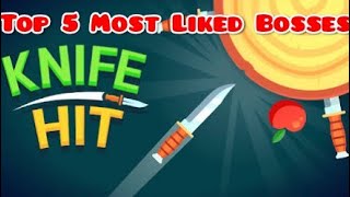 Knife Hit Top 5 Most Liked Bosses || Knife Hit || screenshot 4