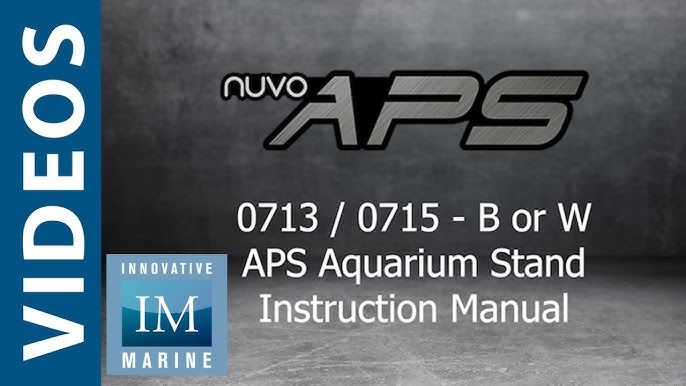 40 Gallon Long AIO Nuvo Pro 2 Aquarium + White APS Stand