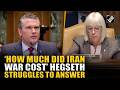Sen Murray bashes Hegseth as she questions Total cost of Iran Conflict, War Chief fails to answer