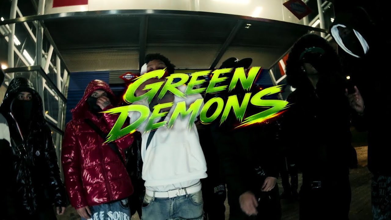 Green demons - Yovnghn ❎@jeyem157 ❎ Chlelolr  #spanishdrill #latinmusic #drillmusic 