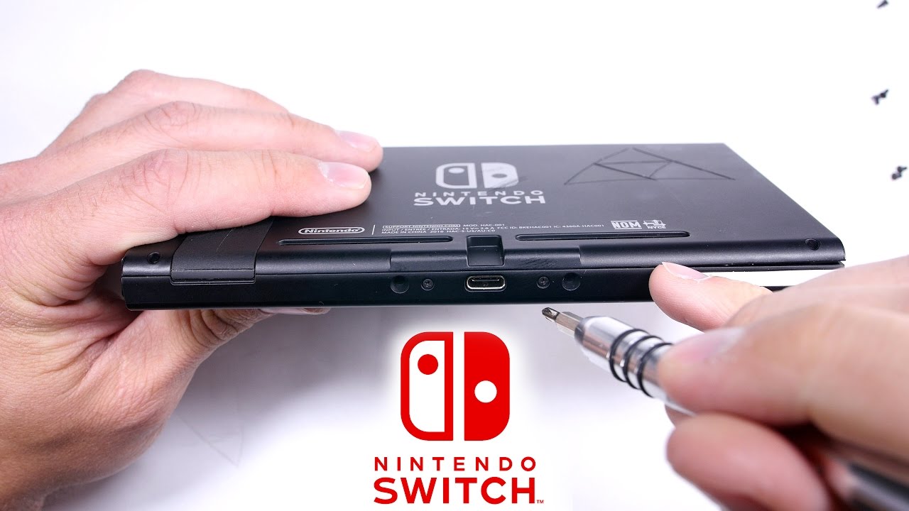 svulst Absolut kvalitet Nintendo Switch Teardown - Take apart - Inside Review - YouTube