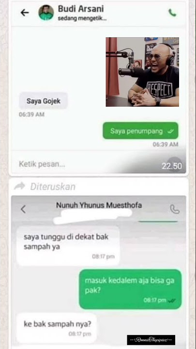 Story Wa // Driver Gojek & Customer Berchat Ria 🤣