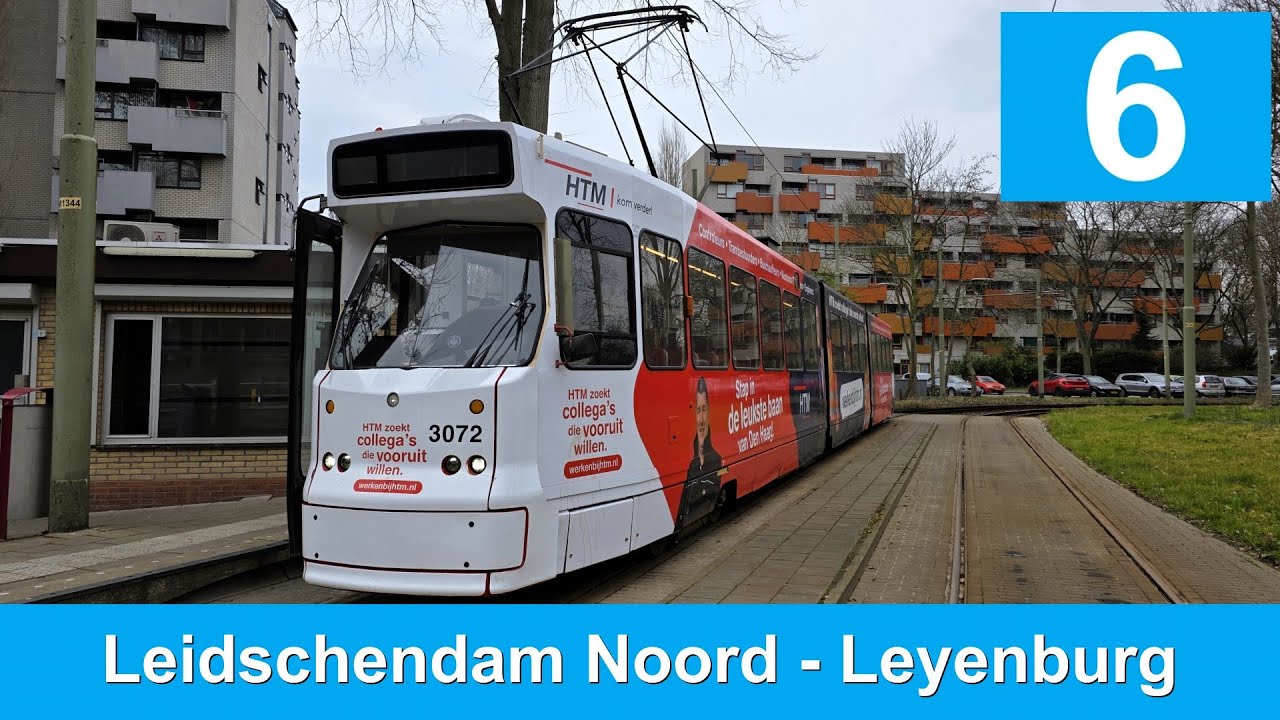 HTM lijn 6: Leidschendam Noord - Den Haag Leyenburg | HTM 3072 | 2025