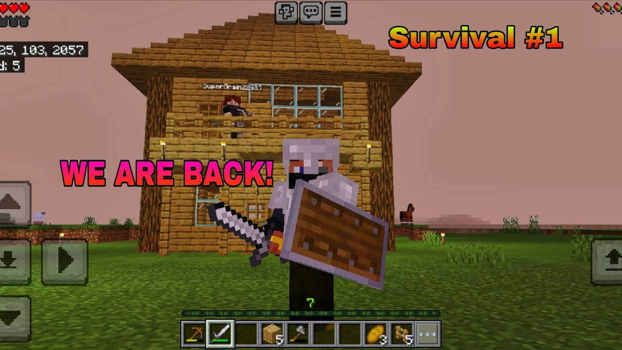 RETURNING STRONG! 🔥 New Minecraft Survival World – Episode 1 - YouTube