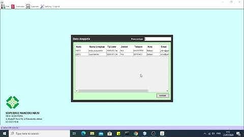 10-Source code aplikasi koperasi simpan pinjam dengan java