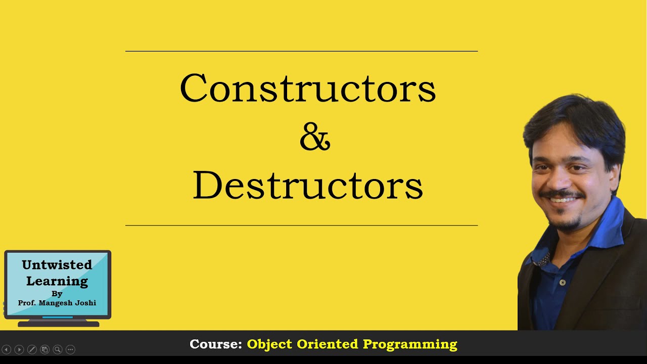 Constructors and Destructor - YouTube
