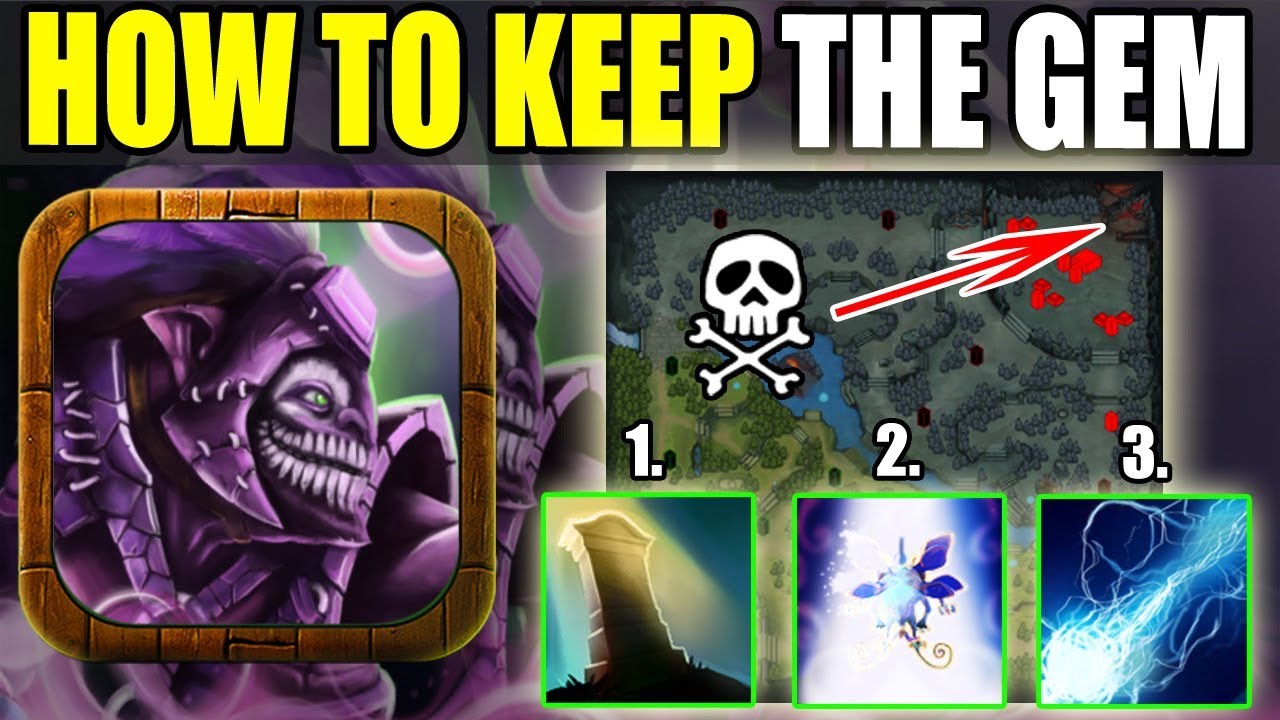 Step 1) Death , Step 2) Immune , Step 3) Ball Lightning To Fountain