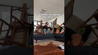 It’s all fun and games ‘til you’ve piled half your furniture on the couch…