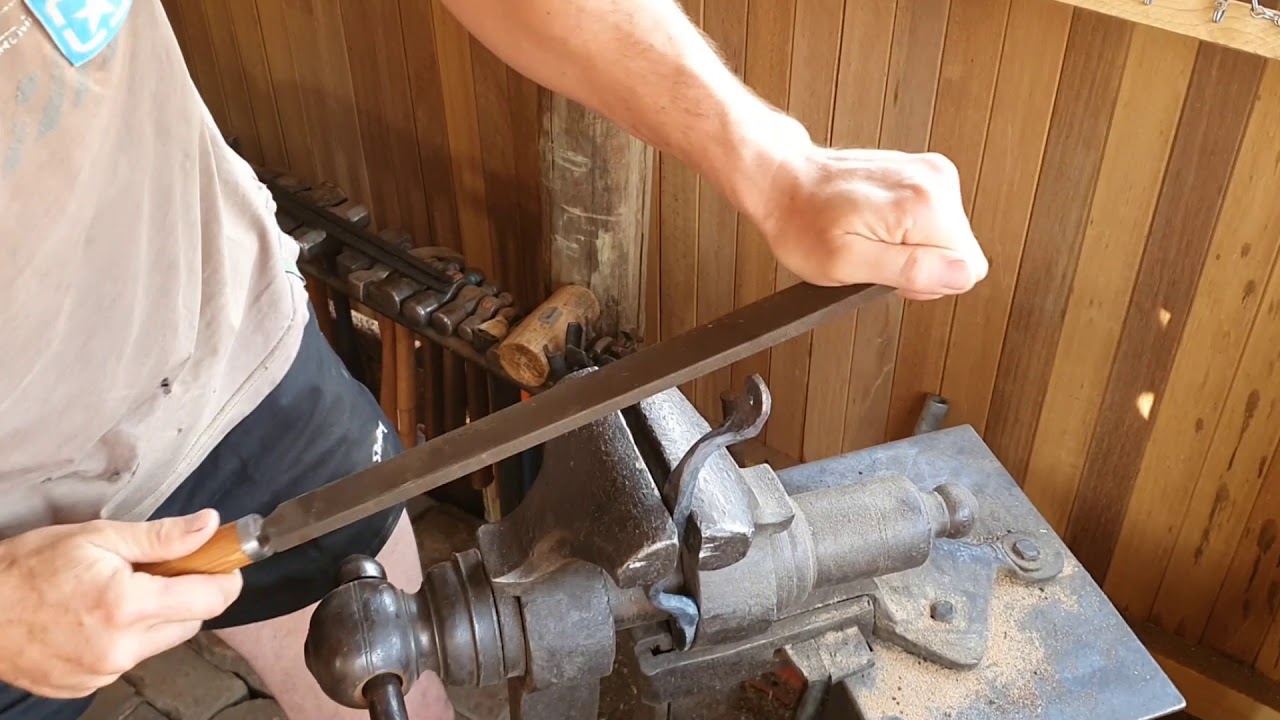 Blacksmith Beginner Project Hand Rustic Handle YouTube
