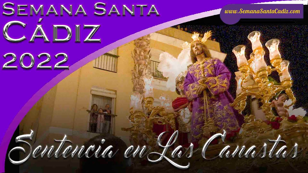 Sentencia en la plaza de Las Canastas de recogida |MULTICÁMARA| Semana Santa de Cádiz 2022