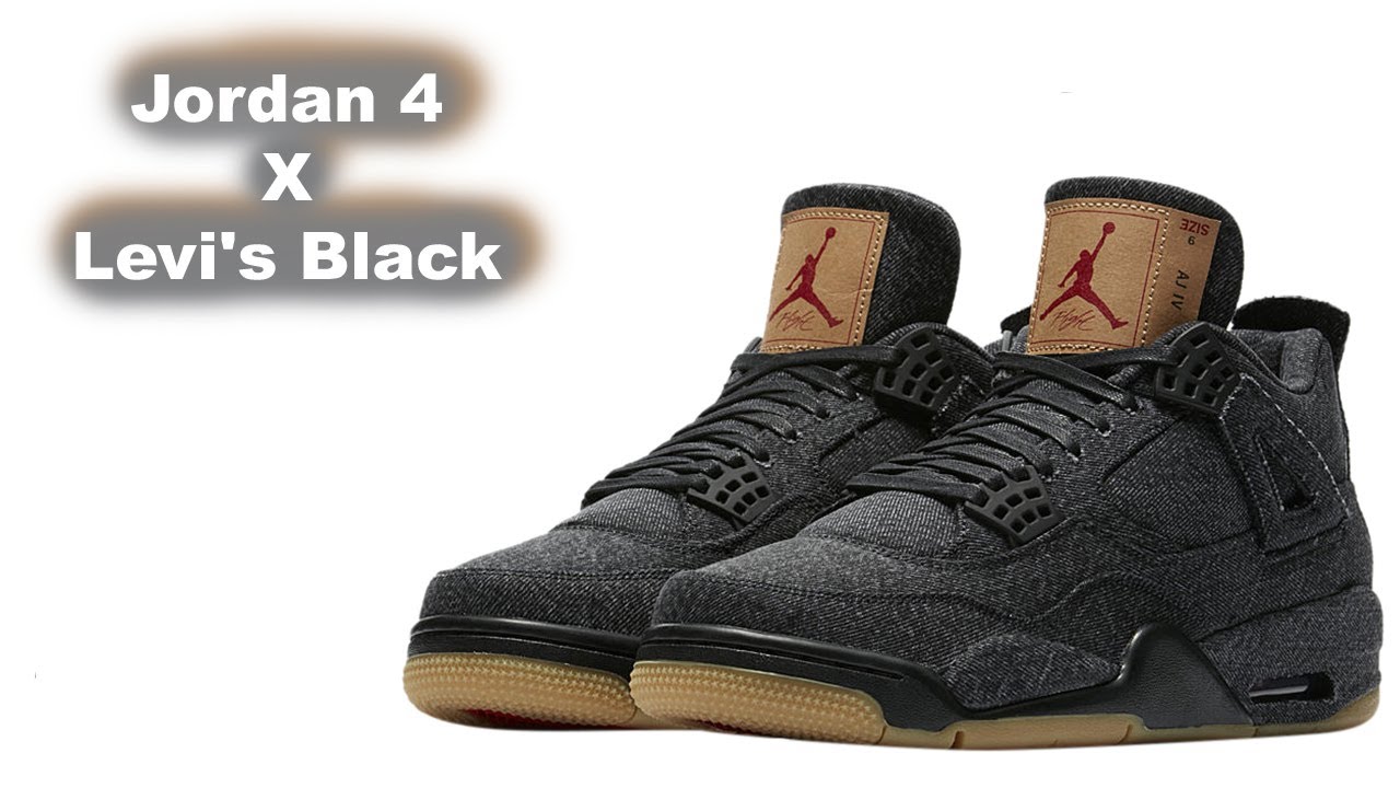 Jordan 4 x Levi's Black // распаковка посылки с farfetch