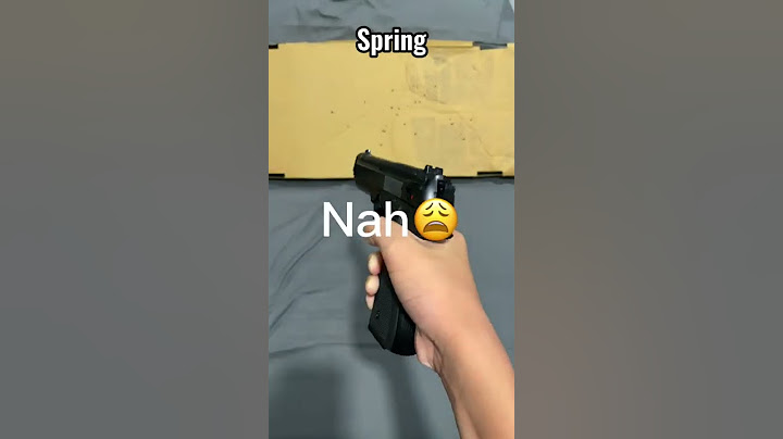 Spring OR Gas Blow Back | Which is Better? #shorts #airsoft
