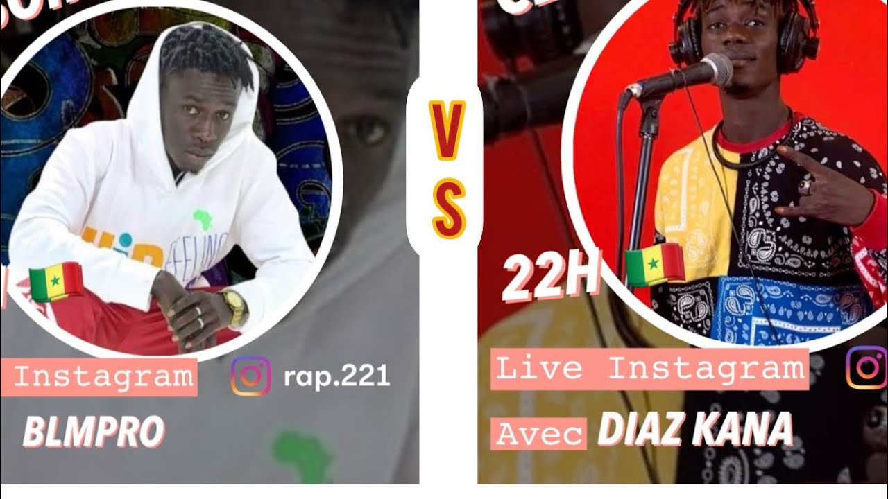 Live bou Tang entre Diaz Kana et Blm Pro 2 finalistes de Hip hop Feeling/12 juin au stade Iba Mar