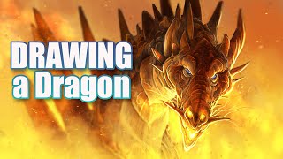 LIVE STREAM  Creature Drawing (a Dragon!)