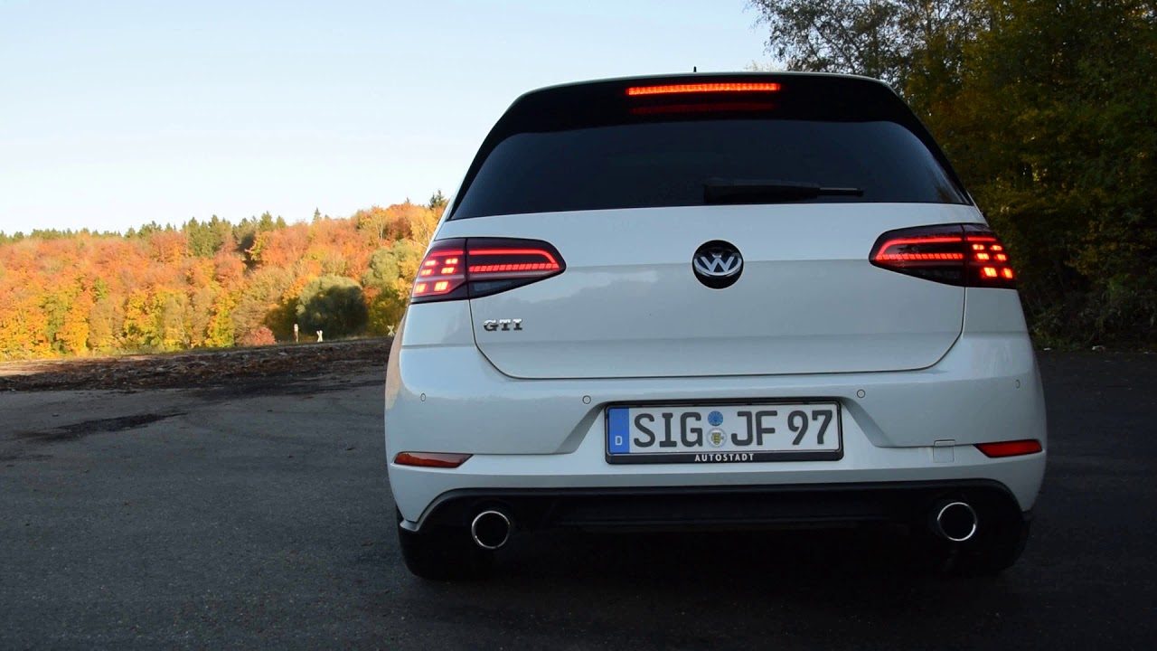 Golf 7 Gti Performance Facelift Launch Control NEW VW GOLF 7 GTI FACELIFT 2017| Soundcheck & Launch Control| Full-HD