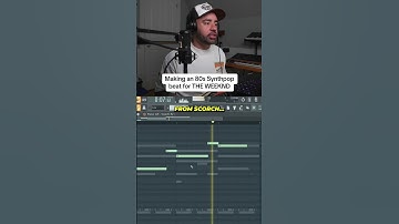 How To Make A 80s WEEKND Type Beat In FL Studio  #flstudio